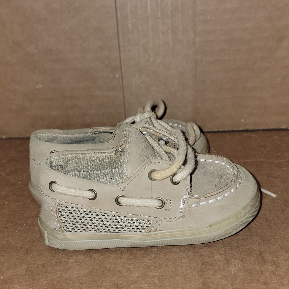 Kids SPERRY Tan Boat Shoes